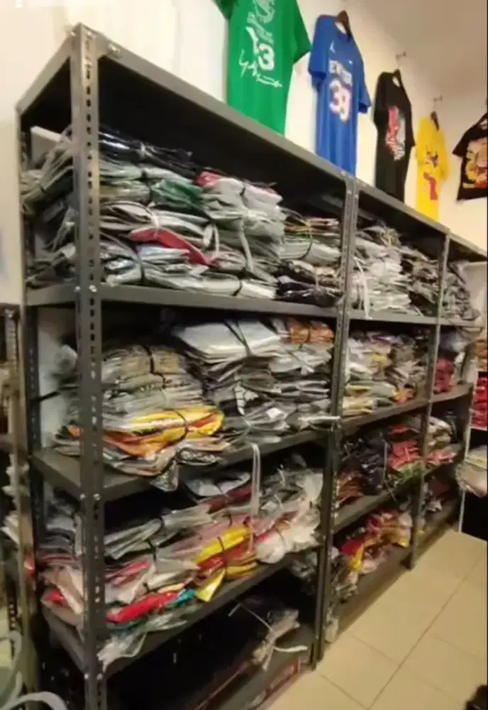 Jual rak besi bekas pemakaian bersih