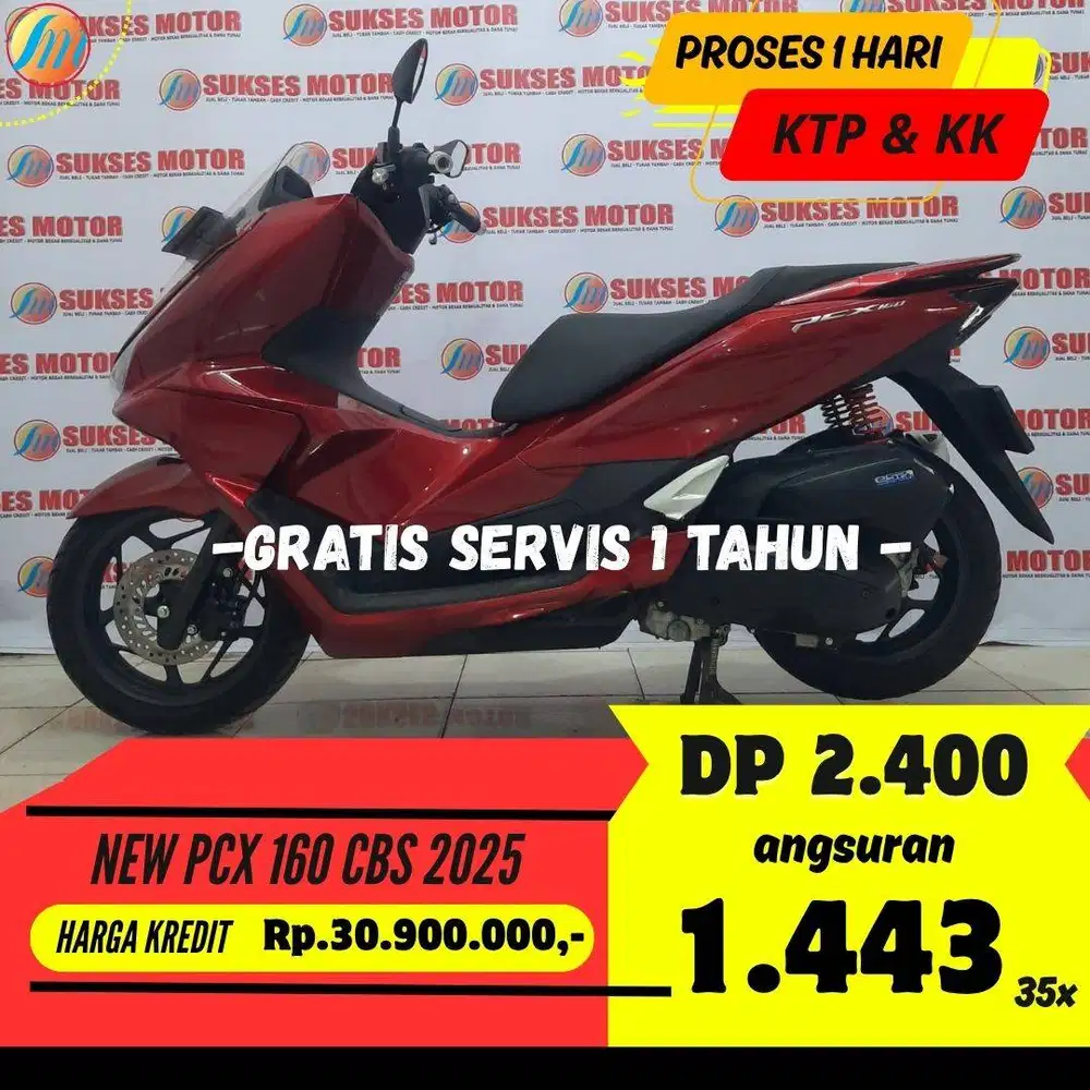 HONDA PCX 160 CBS 2025 KREDIT MURAH ANGSURAN TERJANGKAU BERGARANSI