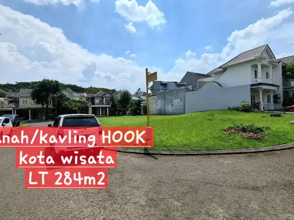 TANAH KAVLING HOOK MURAH PERUMAHAN KOTA WISATA CIBUBUR JAKARTA TIMUR