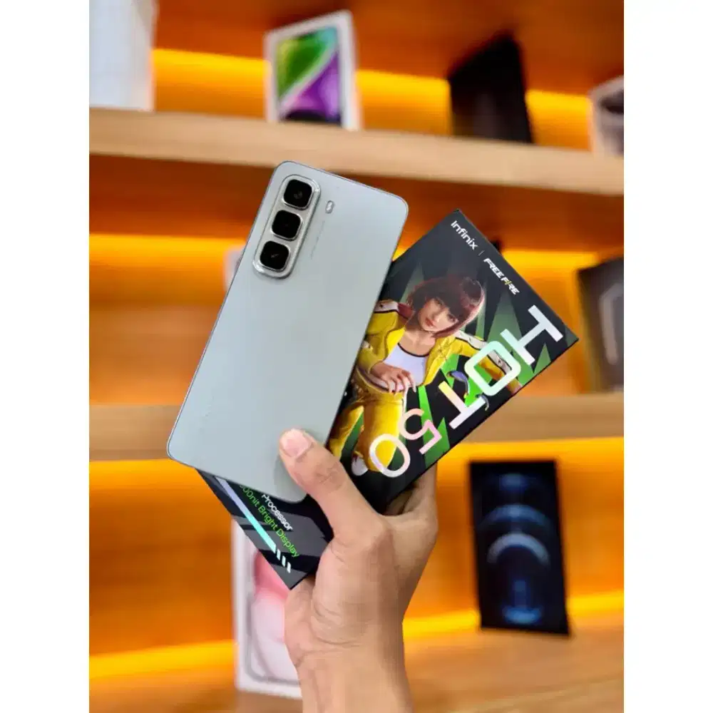[SECOND LIKE NEW] Infinix Hot 50 8/128GB - Sleek Grey - Mulus Total!