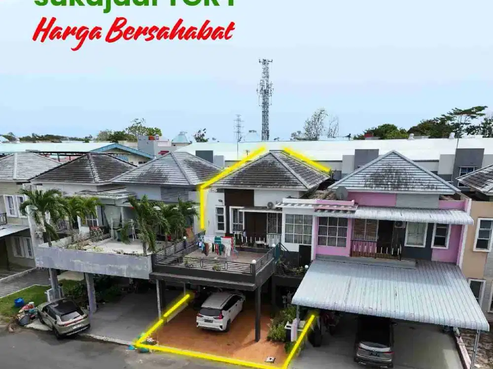 dijual rumah cantik 2lt full furnished siap huni Taman Golf Residence Batam
