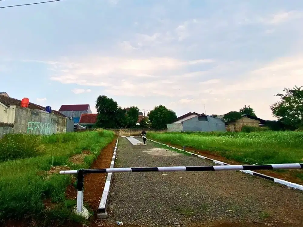 Tanah Kavling Siap Bangun Hunian Dekat Stasiun Cilebut, SHM per Unit
