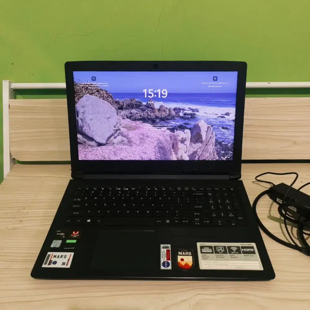 Acer aspire 3 ram 16gb ryzen 2200u a315-41 amd laptop