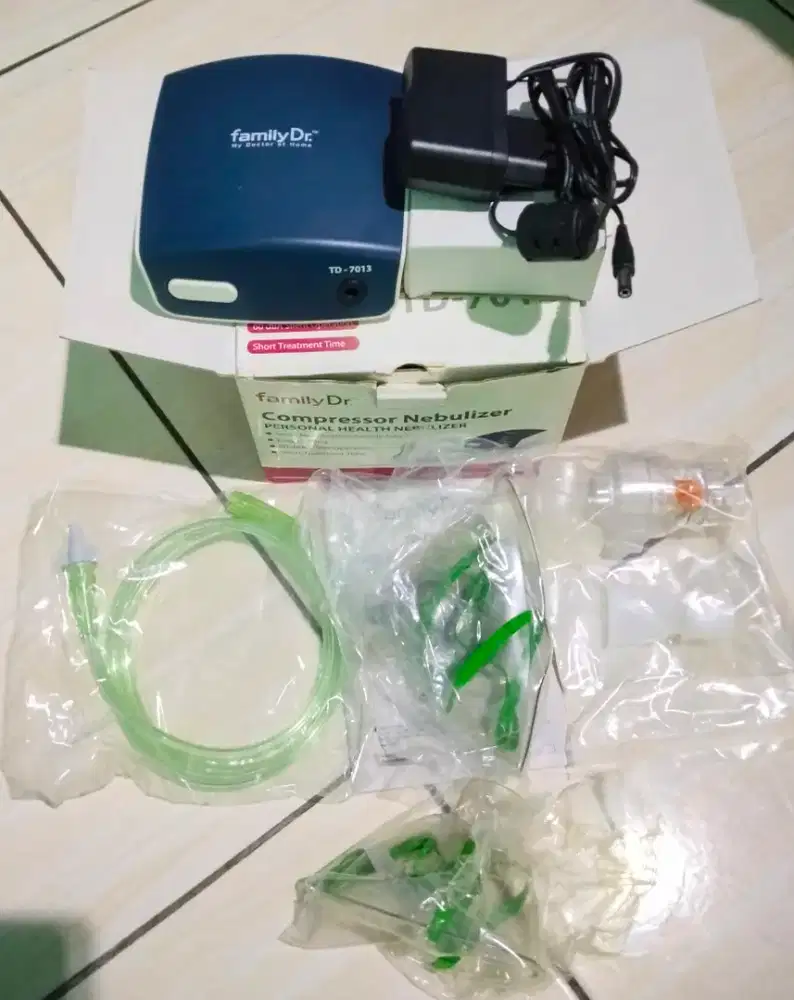 Nebulizer family DR dan 2 jenis dalam deskripsi