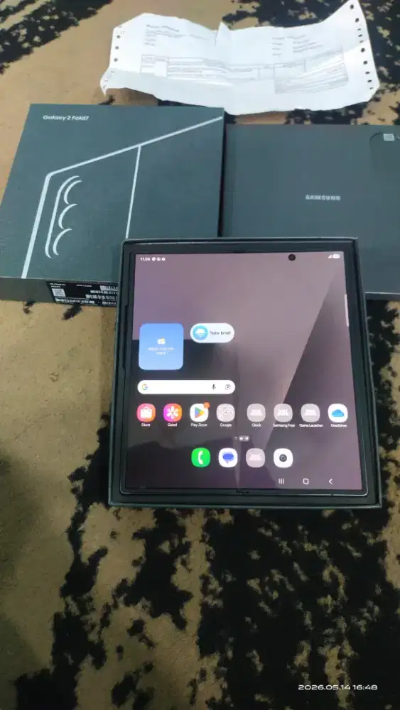 Samsung Z fold 7 256GB black fullset