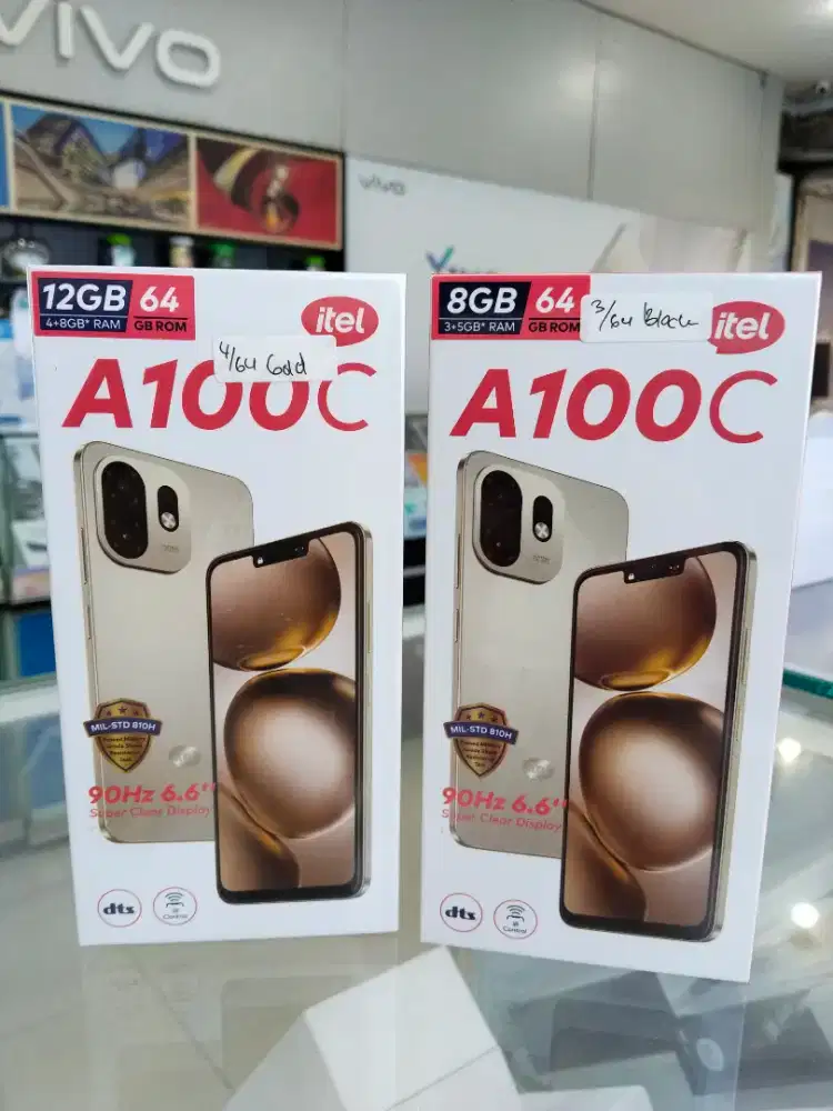 ITEL A100C 3GB/64GB, 4GB/64GB Garansi Resmi