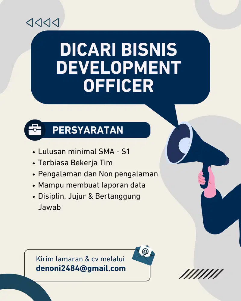 Dibutuhkan Segera !!