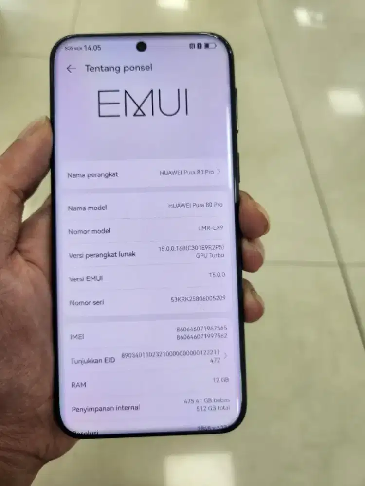 Huawei pura 80 pro 12/512gb
Full original