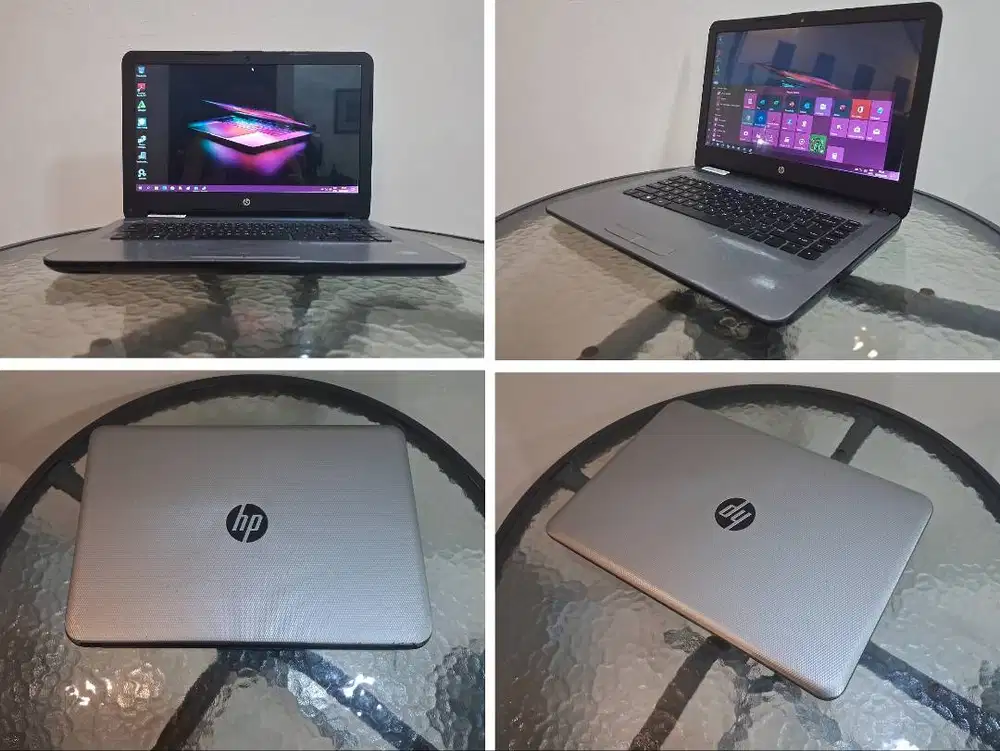 Laptop HP 14 SLIM QuadCore Ram 4GB SSD ReadyUp Win ORI Mulus Garans