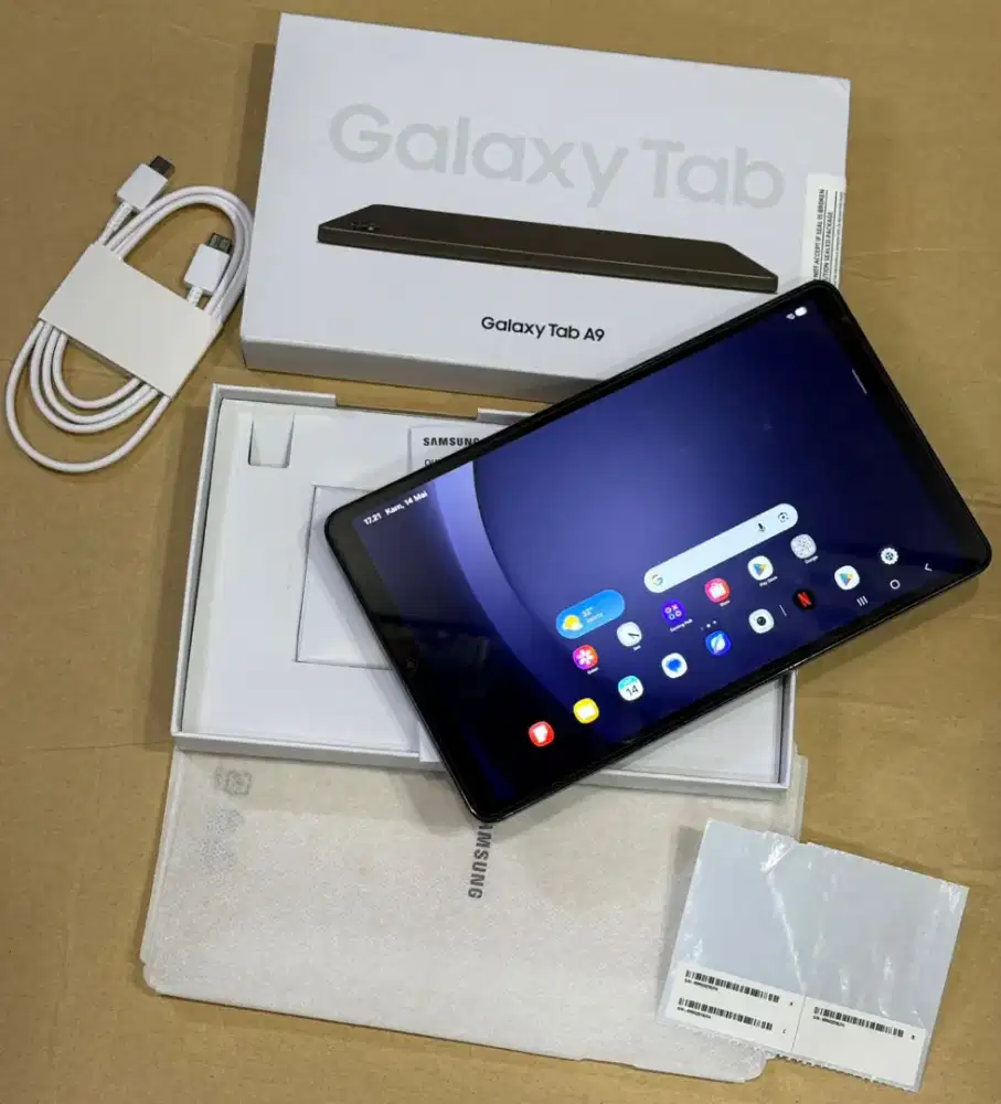 Samsung Galaxy Tab A9 4/64GB Wifi Only Fullset Like New Resmi
