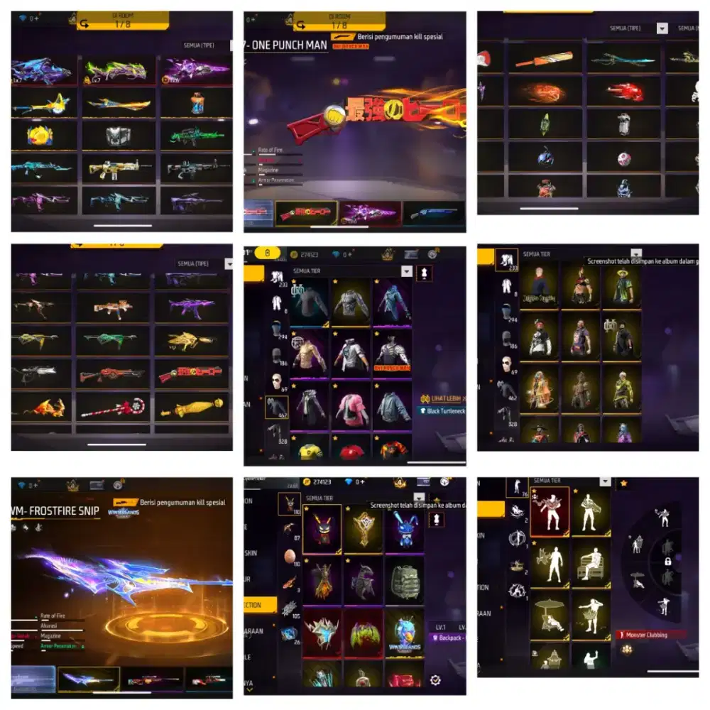 Jual akun ff murah amanah