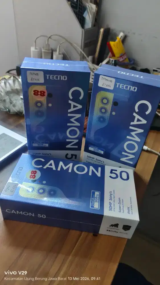 Tecno CAMON 50 5G 8+8/256 NFC AMOLED Baru spesial promo