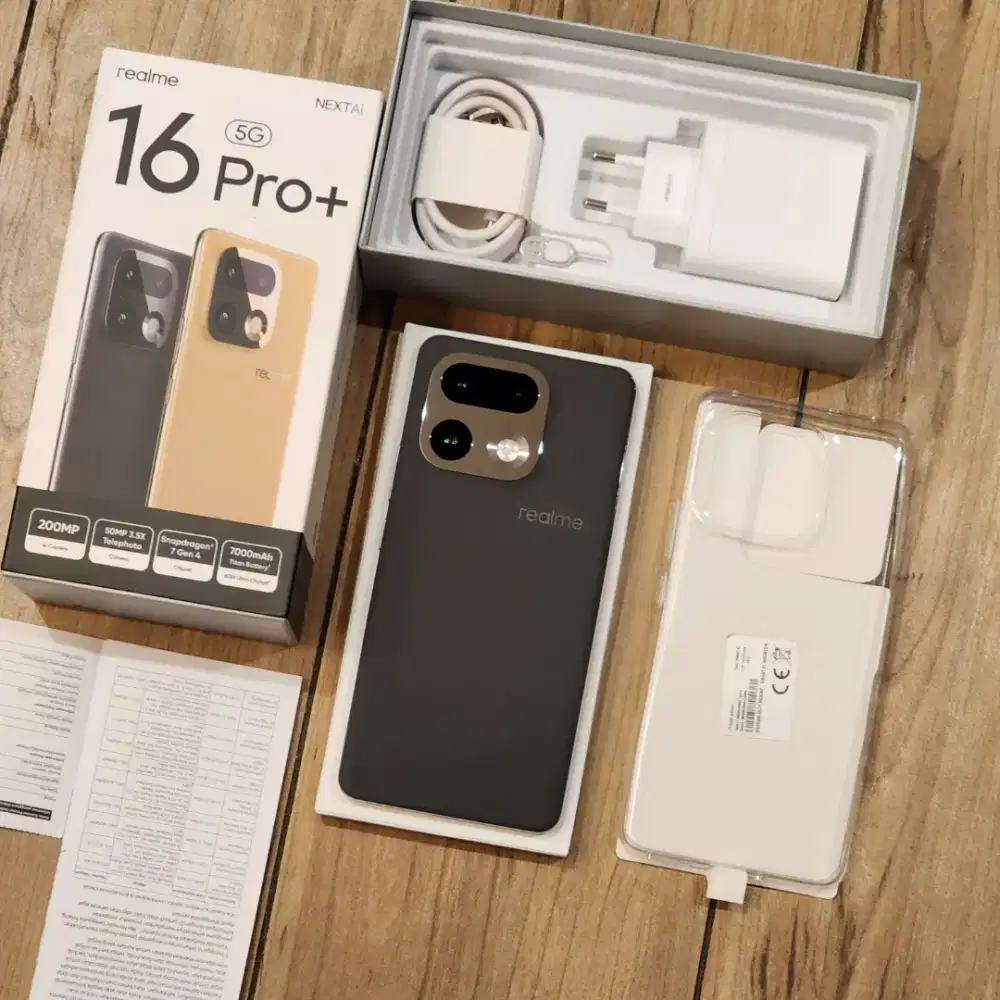 Realme 16 Pro Plus 5G 12/512GB Master Grey Garansi Resmi Maret 2027