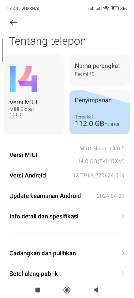 Xiaomi redmi 10