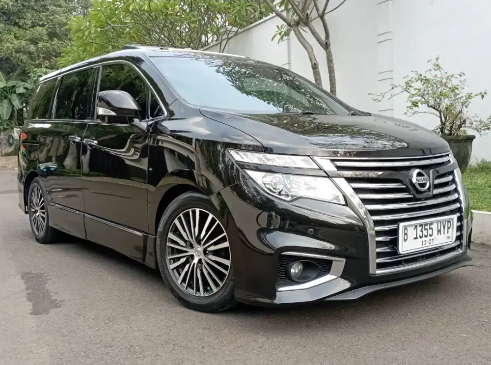 Nissan New Elgrand 2.5 HWS AT Facelif 2014 Hitam Istmewa Skli Original