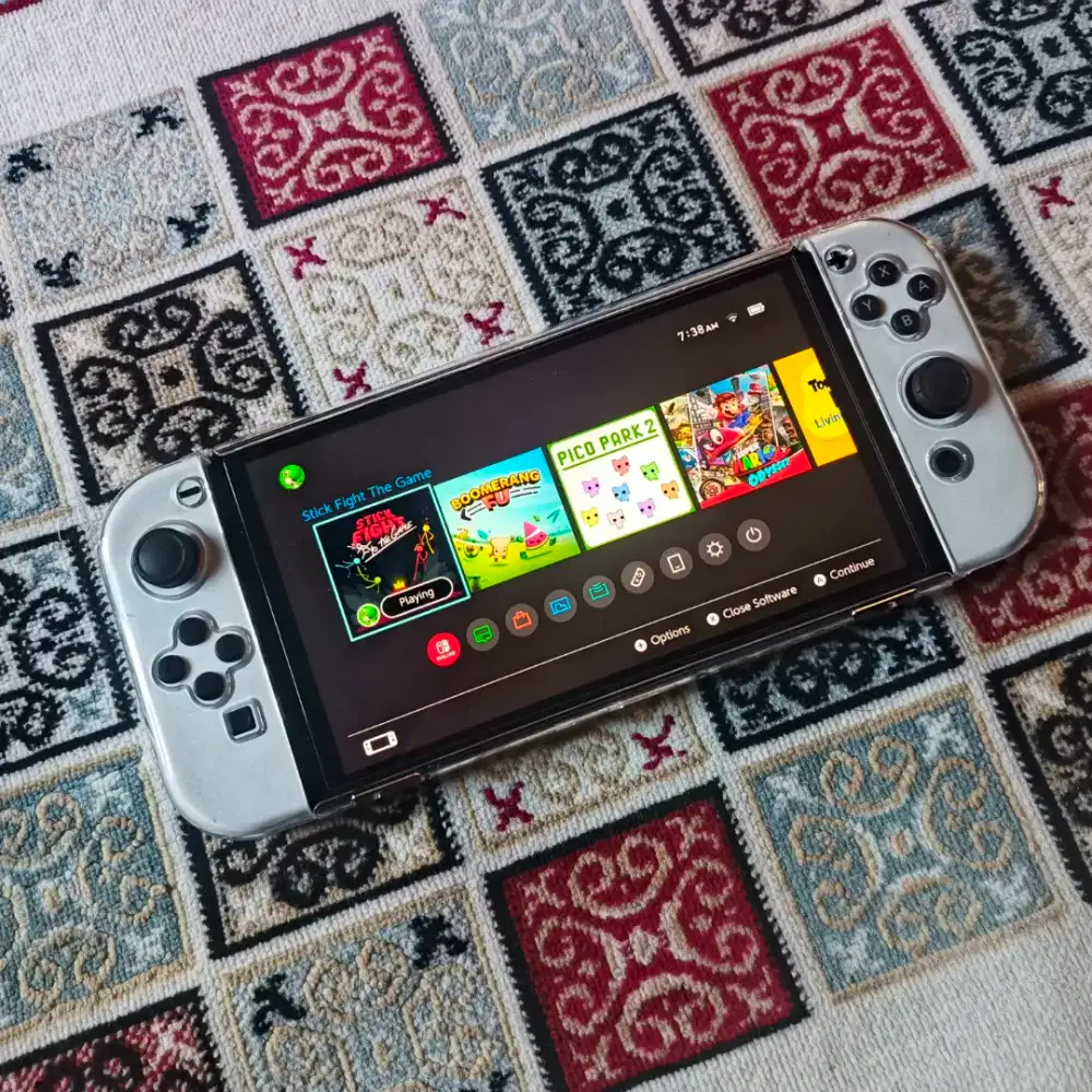 Nintendo Switch OLED Cust. Firmware Mario Edition 512 GB Full Set