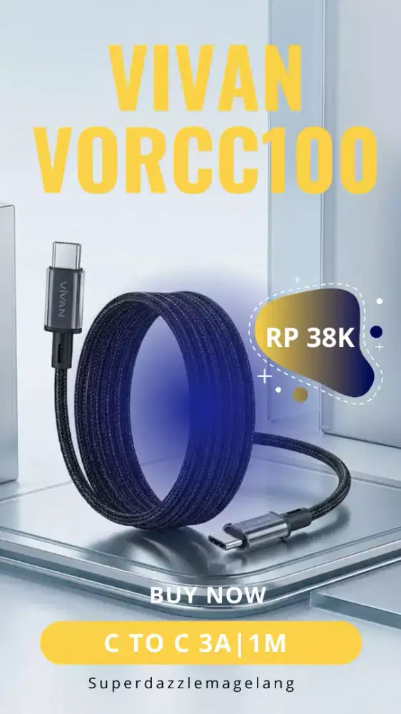 Kd Vivan vorcc100S 3A 1m black