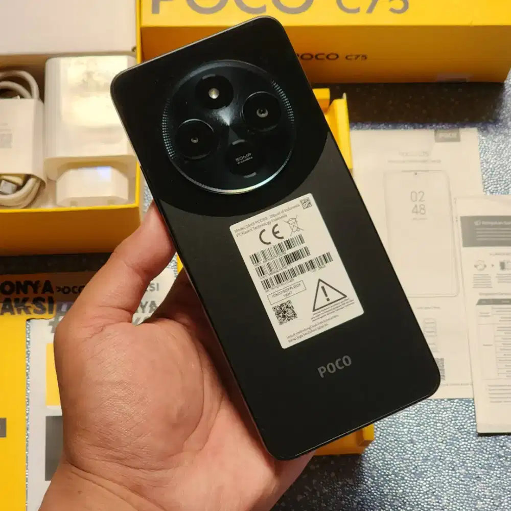 Poco C75 8/256GB Black Garansi Resmi