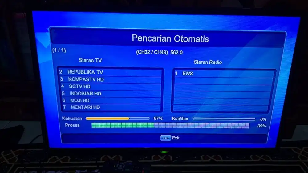 Dijual TV merk Sharp 32in masih analog