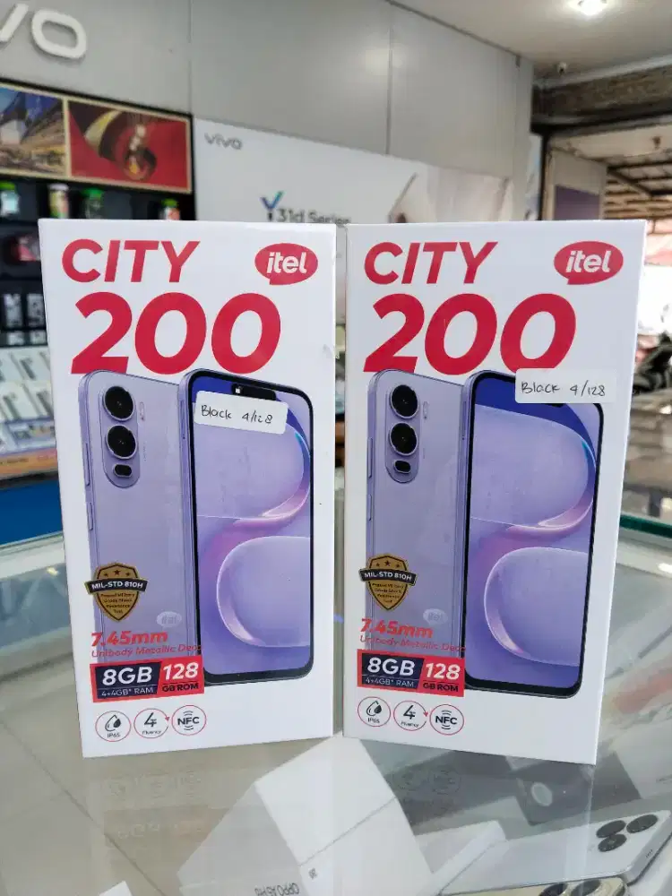 ITEL City 200 4GB/128GB Garansi Resmi