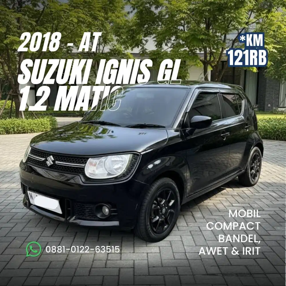 Suzuki Ignis 1.2 GL 2017 Matic AT Hitam Mulus Terawat Kia Spresso