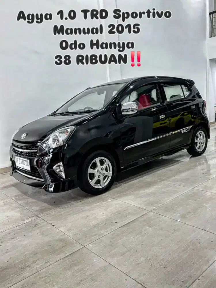 (TDP 7JT) AGYA 1.0 TRD Manual 2015 / 2016 toyota sportivo hitam