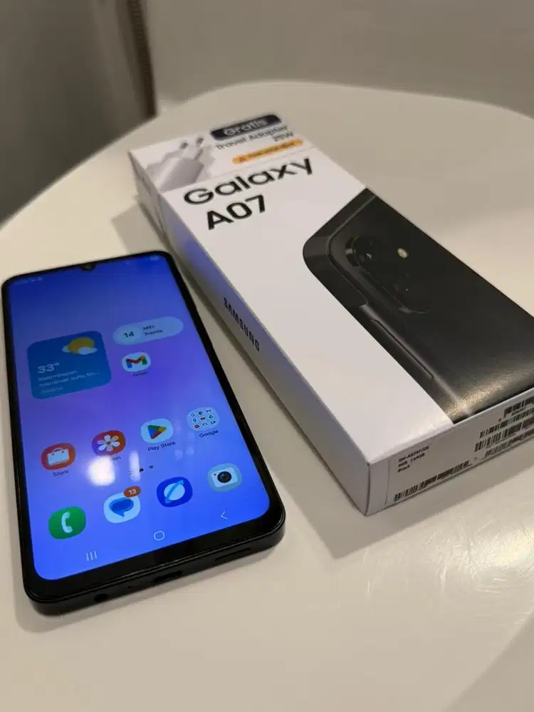 Dijual Samsung A07 Pemakaian baru 1 minggu