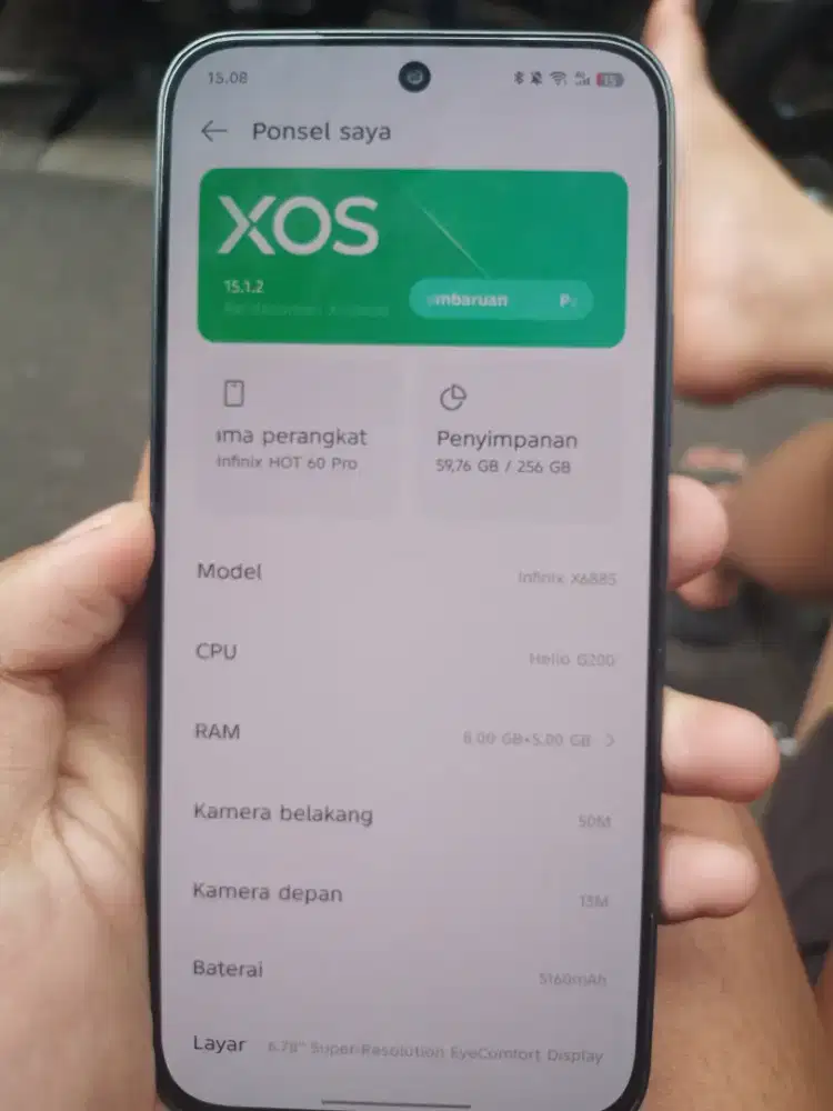 Infinix Hot 60 Pro 8/258