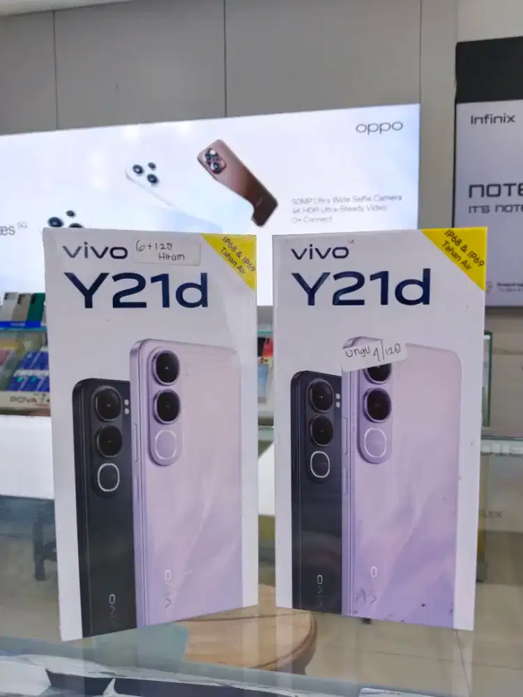 VIVO Y21D 4GB/128GB , 6GB/128GB , Garansi Resmi