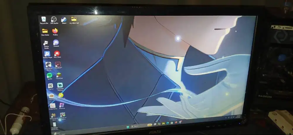 FULL SET PC GAMING RX 6600 + i5 9400 | 16GB RAM | MONITOR 75Hz | READY