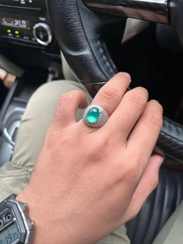 Bacan Doko HQ Ring Perak Kantoran