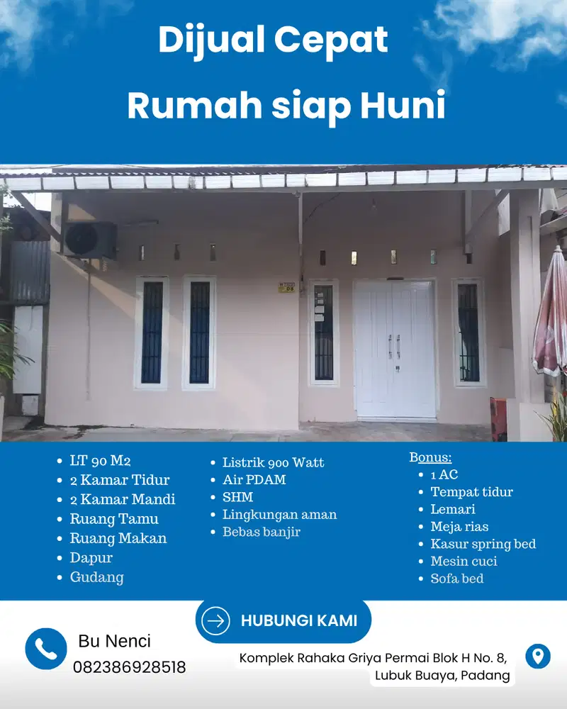Dijual Cepat Rumah Siap Huni