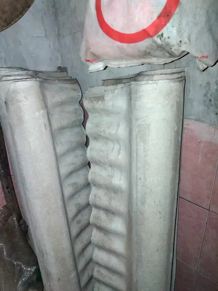 Nok asbes gelombang kecil djabesmen karpus