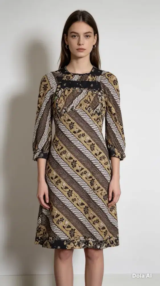 Dres batik ada karet jadi muat di atas bb 50