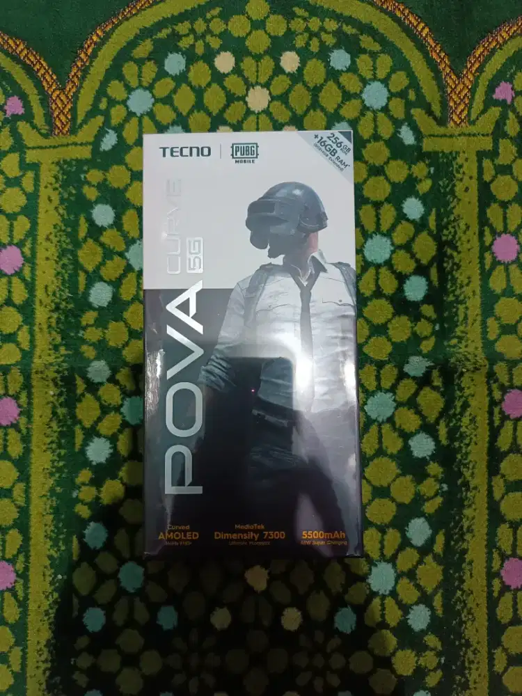 Tecno Pova Curve 5G 8+8/256GB Segelbox New Garansi Resmi 1 Tahun