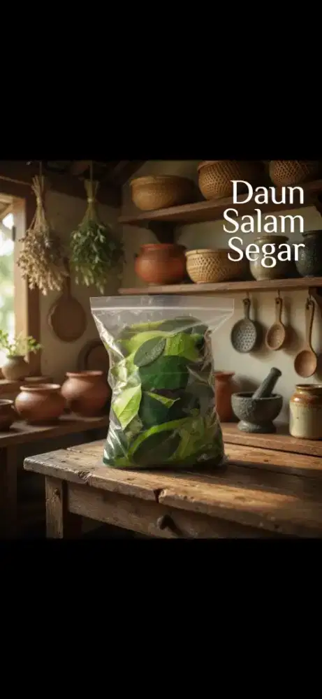 Daun Salam Segar, dipetik dadakan