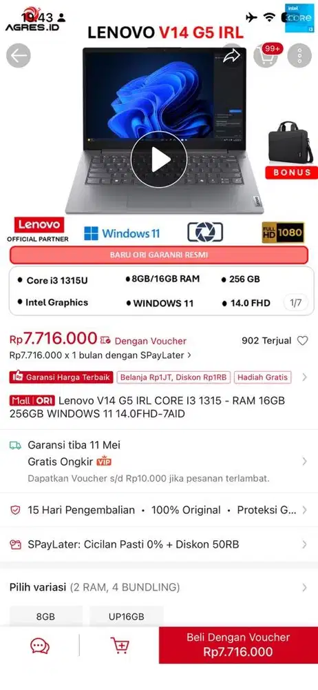 Jual Laptop Baru Harga Second