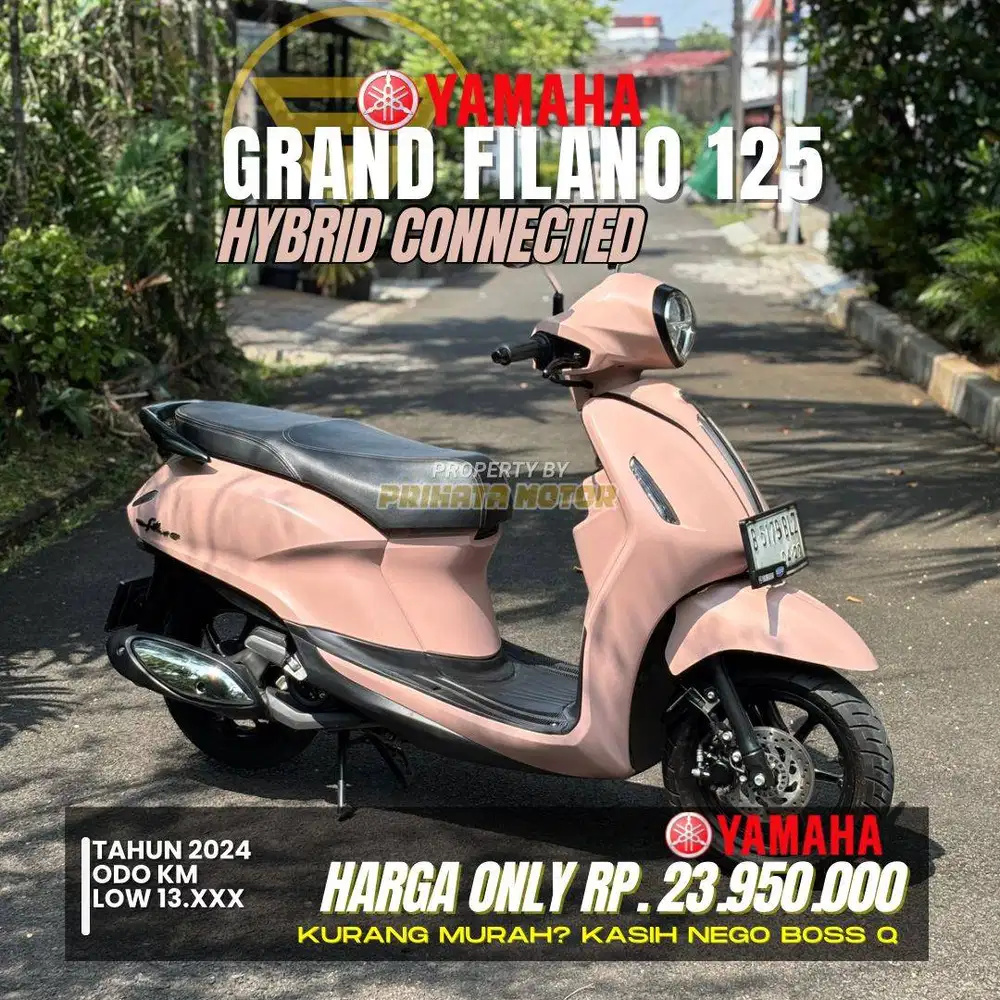 DP MULAI 2,8 JUTA!! YAMAHA GRAND FILANO HYBRID CONNECTED 2024
