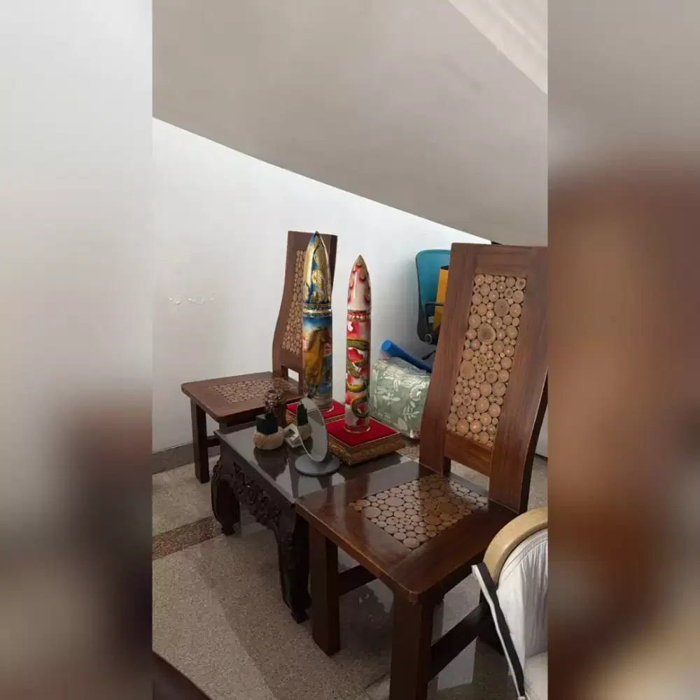 Kursi Kayu Jati & Meja Kayu Jati
