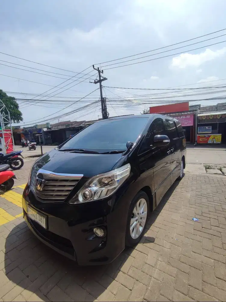 Toyota Alphard 2.4 S matic 2009 jual murah biar cepat laku
