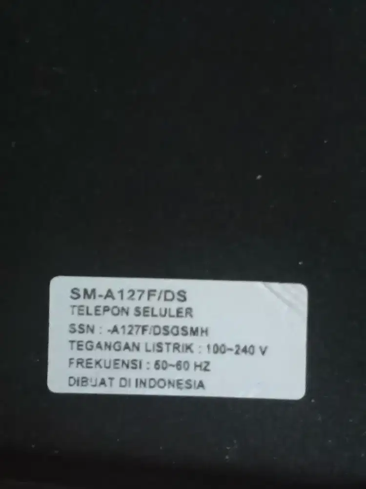Dijual murah Rp350.000 hp Samsung A12 Ram 6/128 MULUS