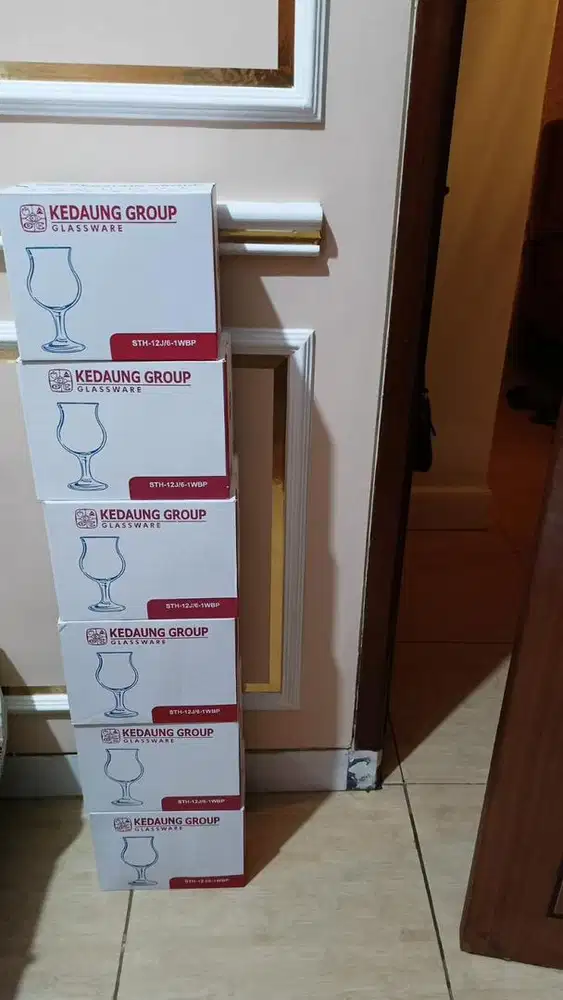 DIJUAL MURAH MERIAH BORONGAN GELAS SYIRUP 6Dus new