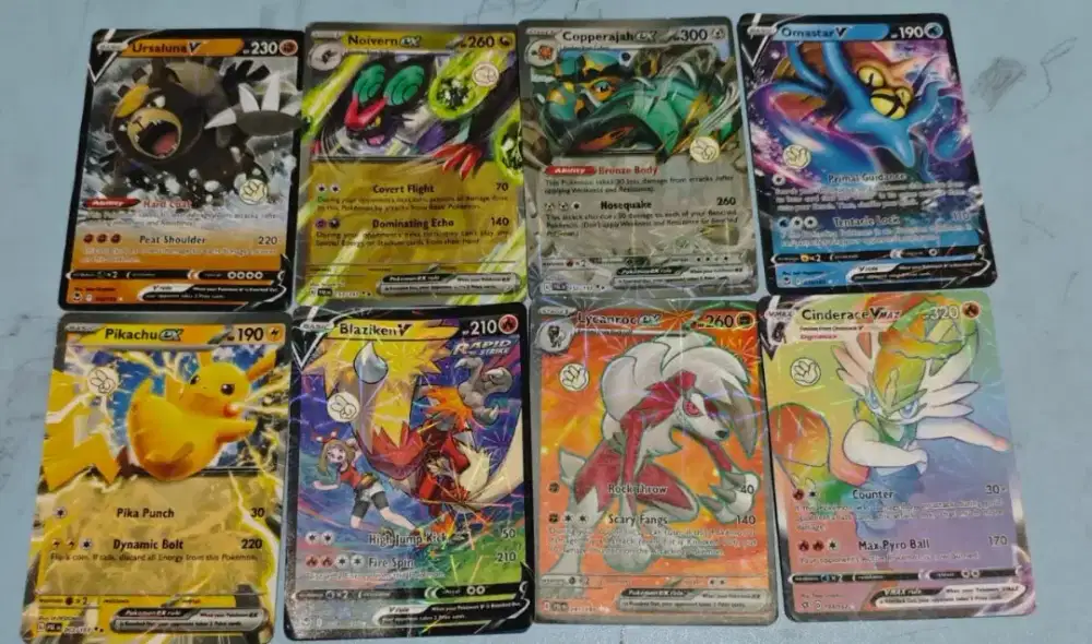 JUAL KARTU POKEMON KOLEKSI - SET LENGKAP 8 KARlTU BERKUALITAS