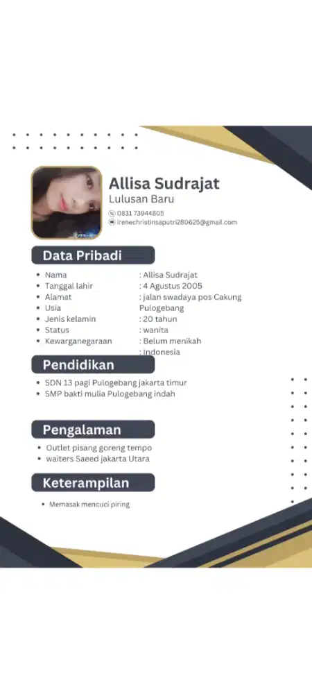 Ingin mencari pekerjaan