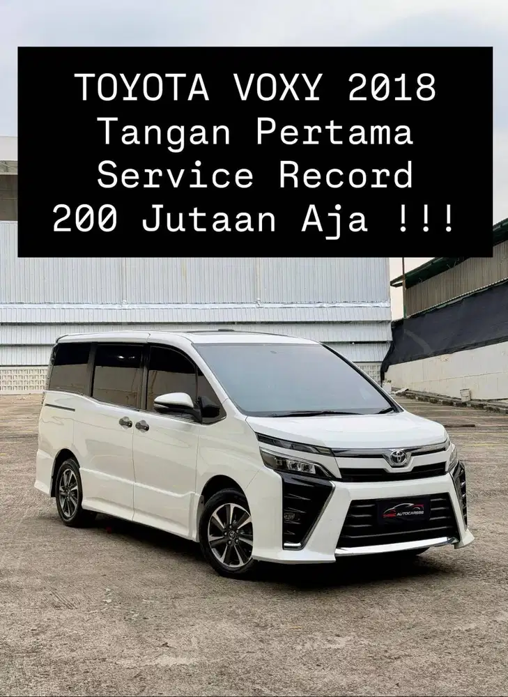 Toyota Voxy 2018 2.0 Full Service Record Toyota