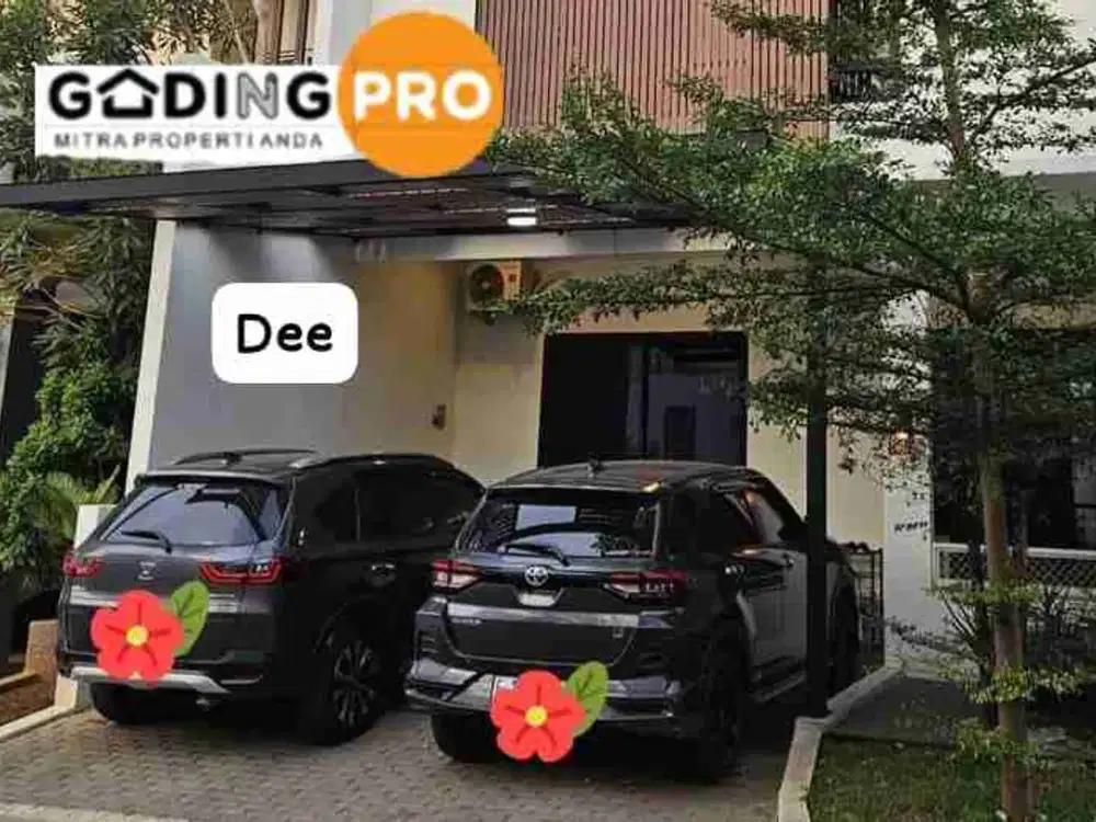 Dijual rumah modern 3 lantai di kawasan favorit Legenda Wisata