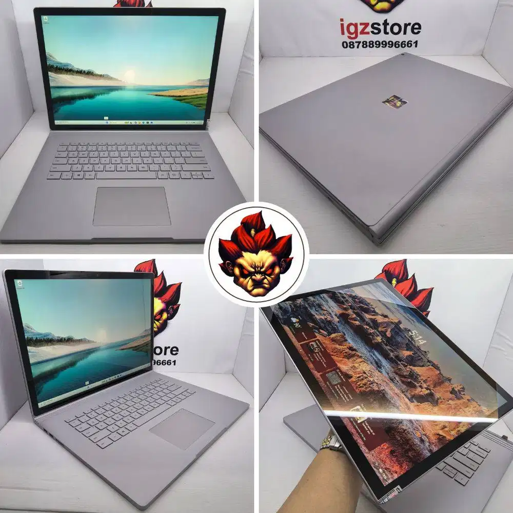 MULUS SIAP COD : Microsoft Surface Book 2 core i7 gen 8 16/512gb Nvidi