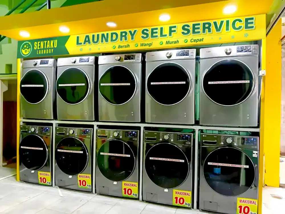 laudry self service+ full service over kontrak