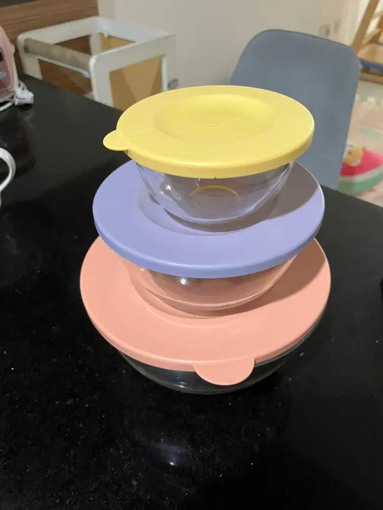 Mangkok kaca 1 set 3 pcs