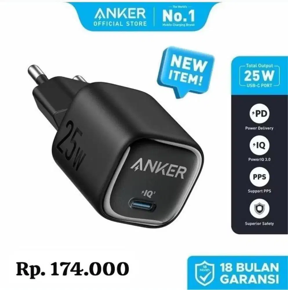 CHARGER ANKER 25W